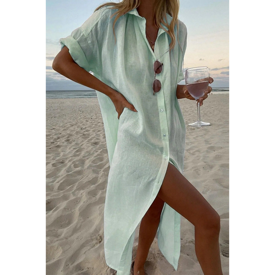 Women's Oversized Shirt Dress