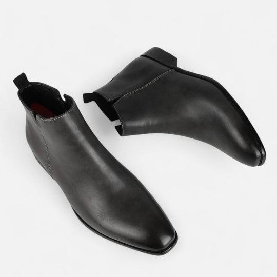 Women's Minimalist Square-Toe Ankle Boots