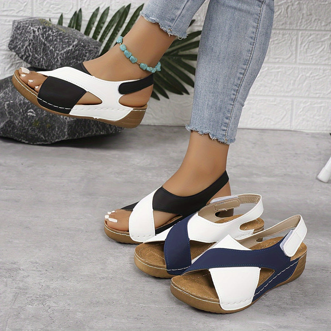 Women's Adjustable Comfort Cross-Strap Sandals