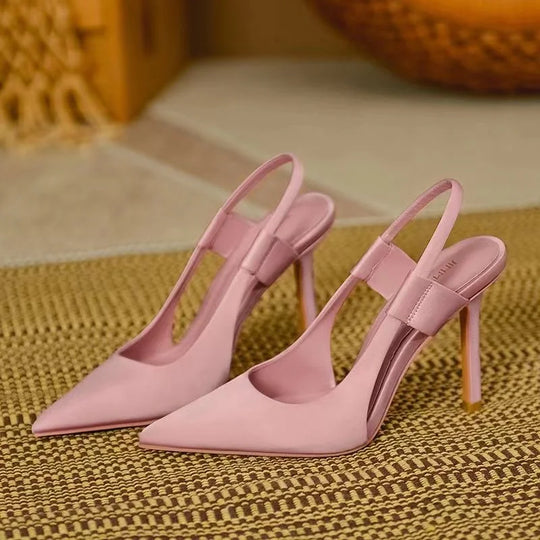 Women's Pointed Toe Slingback High Heel Pumps