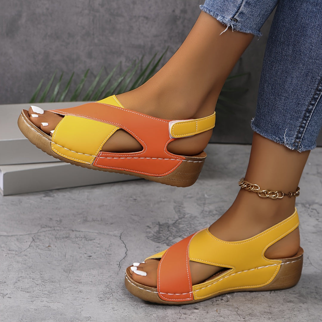 Women's Adjustable Comfort Cross-Strap Sandals