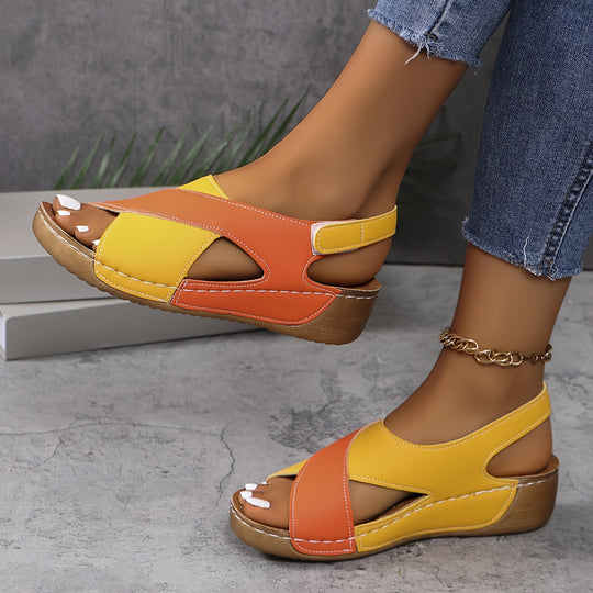 Women's Adjustable Comfort Cross-Strap Sandals
