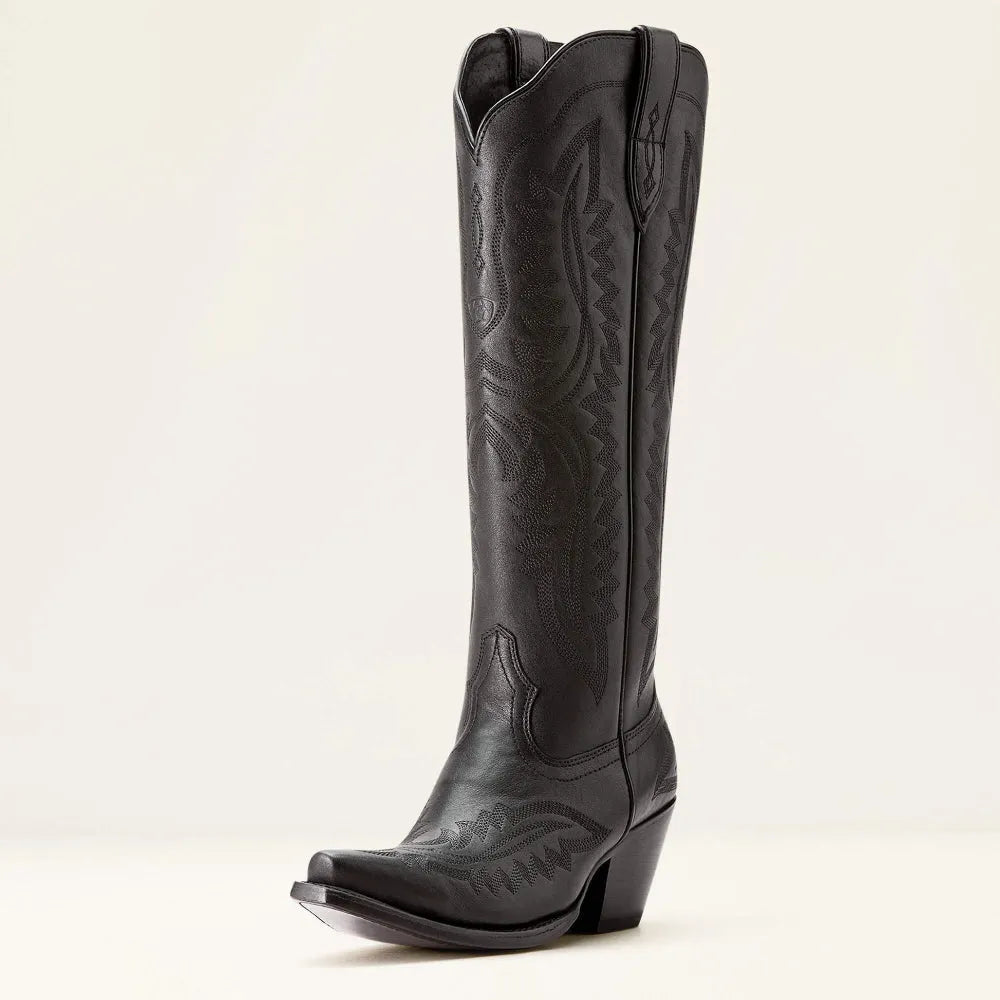 Women's Embroidered Western Knee-High Cowboy Boots