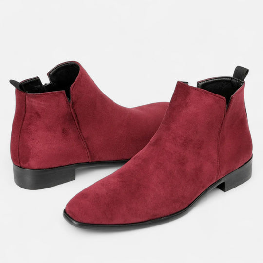 Women's Minimalist Square-Toe Ankle Boots