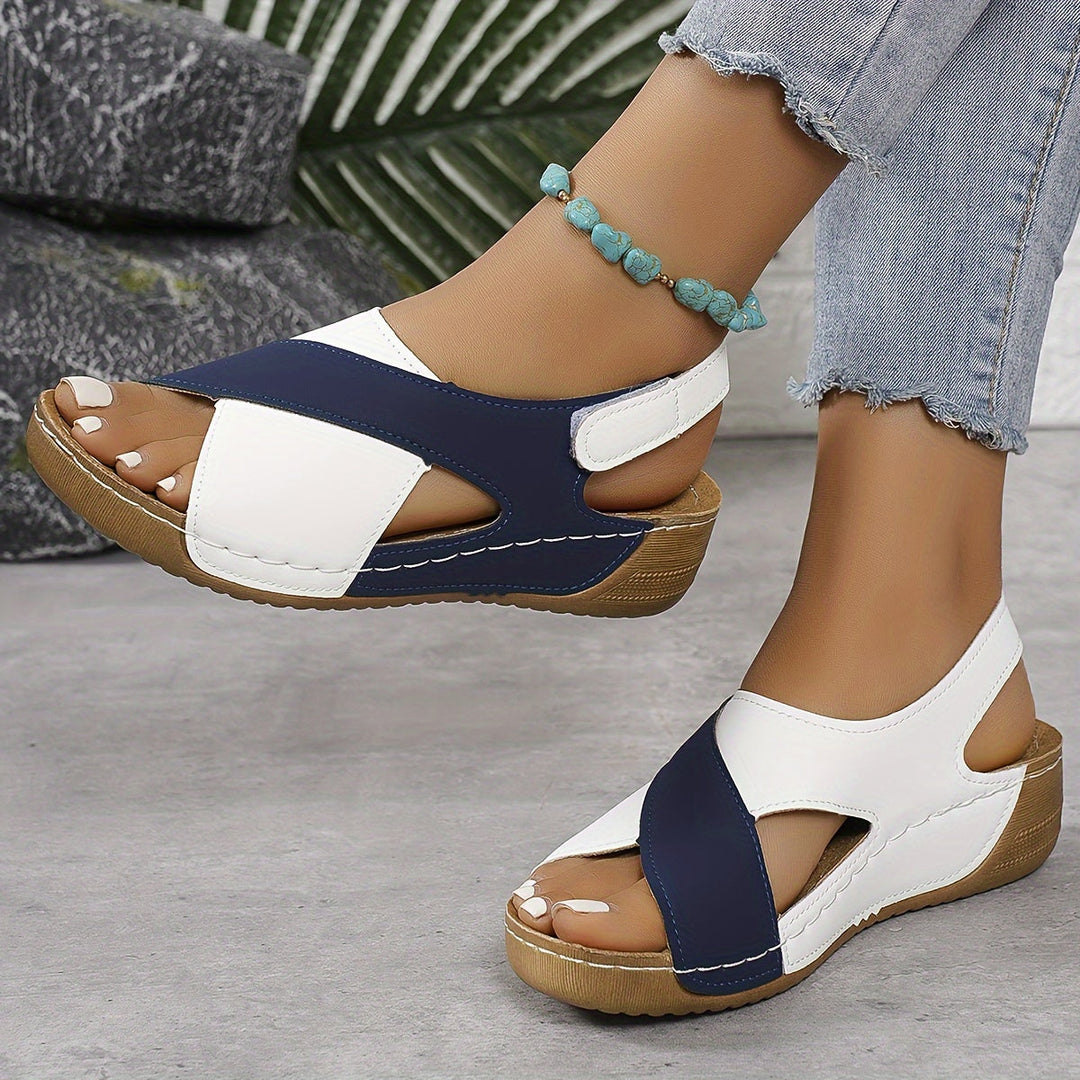 Women's Adjustable Comfort Cross-Strap Sandals