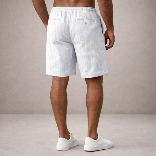 Men's Casual Striped Drawstring Shorts