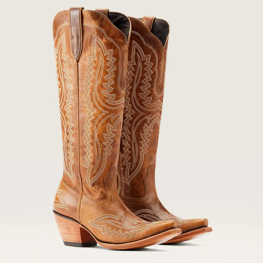 Women's Embroidered Western Knee-High Cowboy Boots
