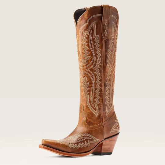 Women's Embroidered Western Knee-High Cowboy Boots