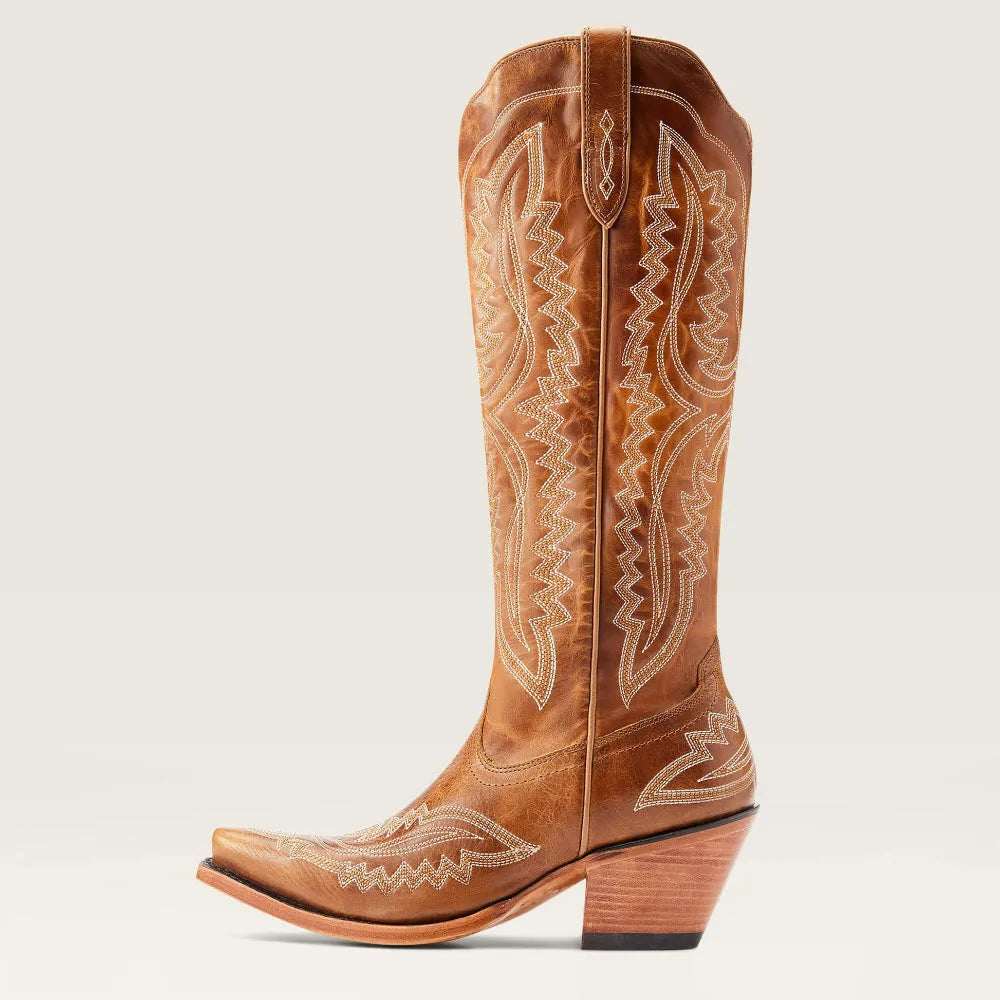 Women's Embroidered Western Knee-High Cowboy Boots