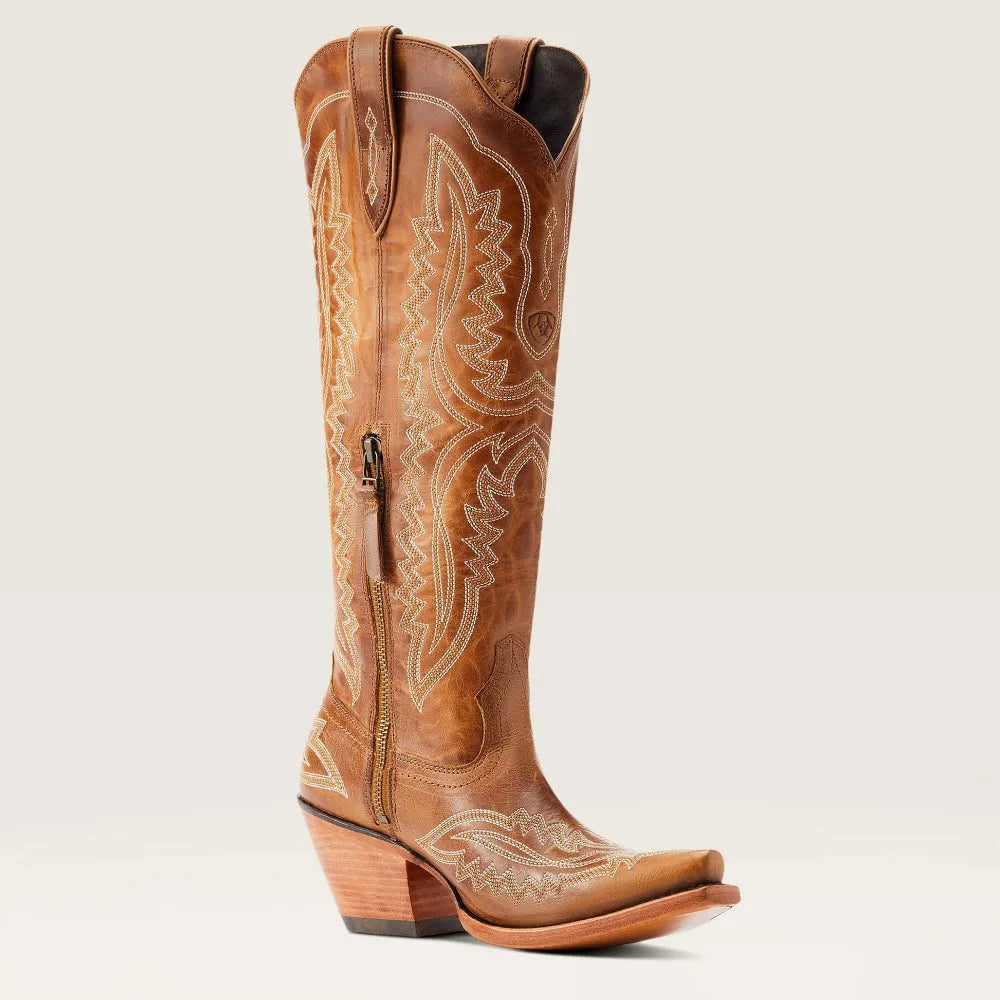 Women's Embroidered Western Knee-High Cowboy Boots