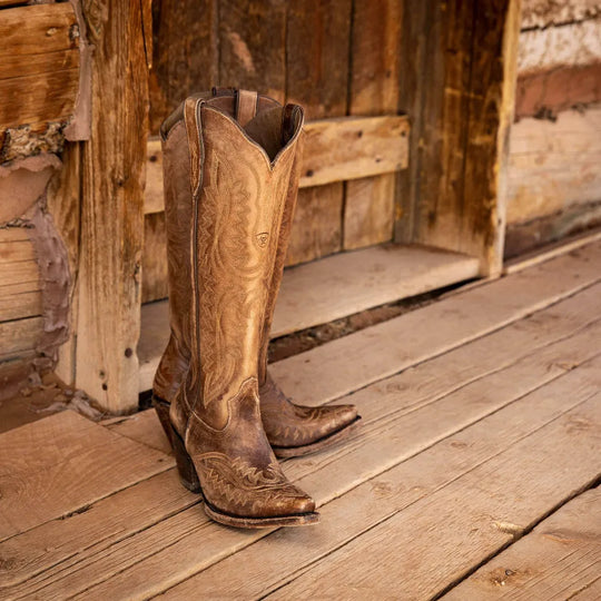 Women's Embroidered Western Knee-High Cowboy Boots