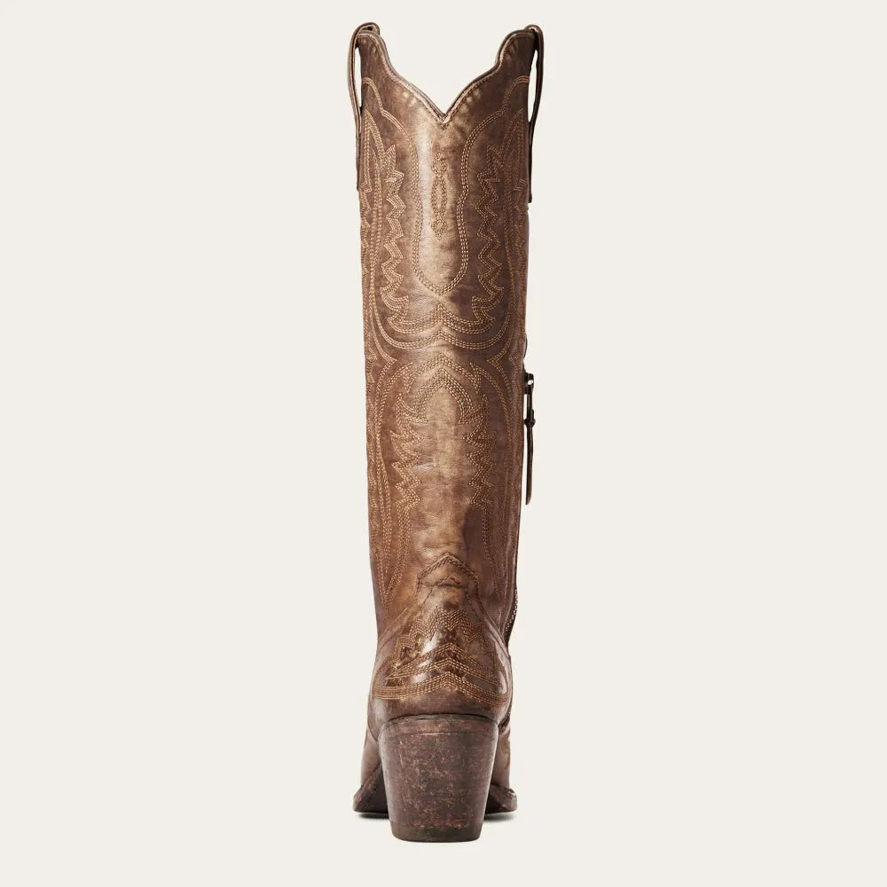 Women's Embroidered Western Knee-High Cowboy Boots