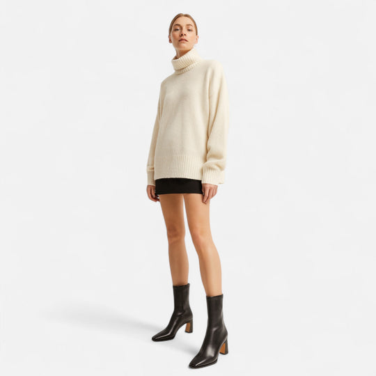 Damen elegante Stiefeletten mit quadratem Absatz