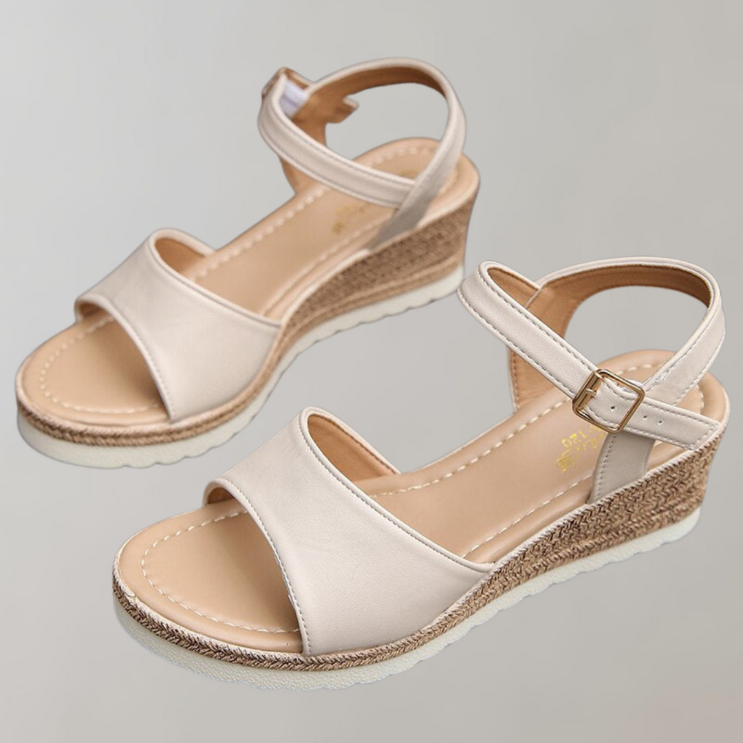 Women's Espadrille Platform Sandals with Ankle Strap