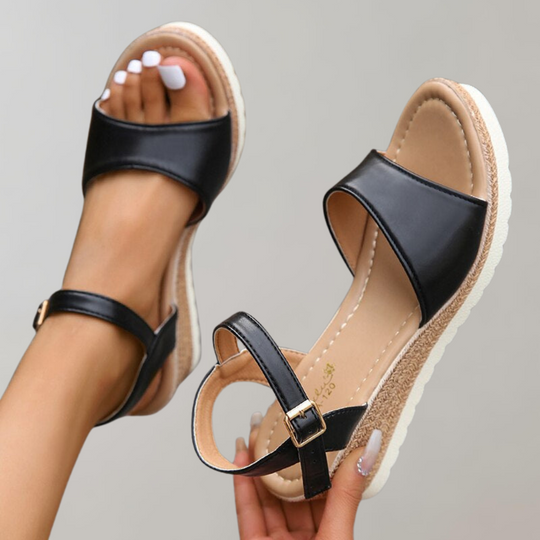 Women's Espadrille Platform Sandals with Ankle Strap