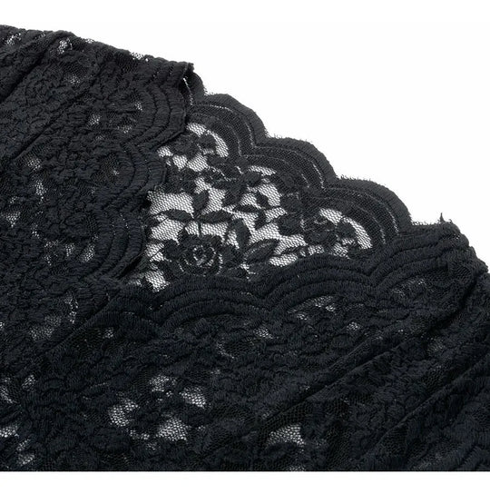 Women's Floral Lace V-Neck Bodysuit Blouse
