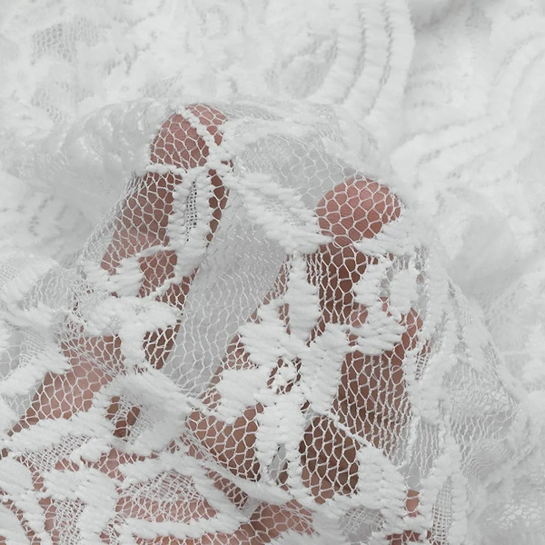 Women's Floral Lace V-Neck Bodysuit Blouse