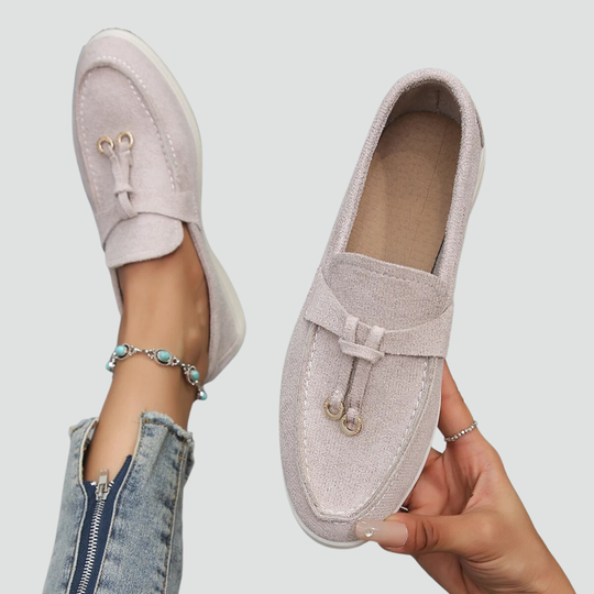Damen Wildleder Quasten Komfort Loafers
