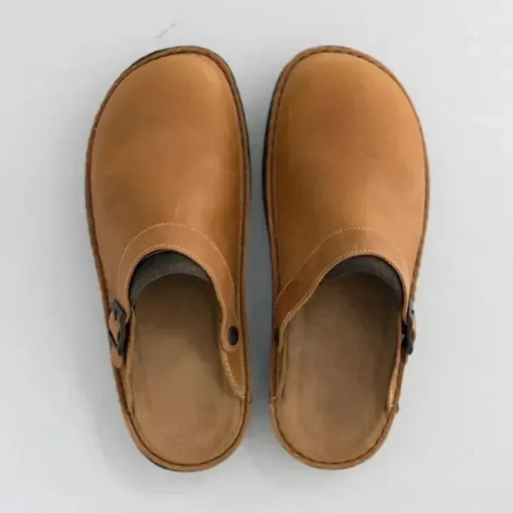 Men's Buckle Strap Slip-On Clogs