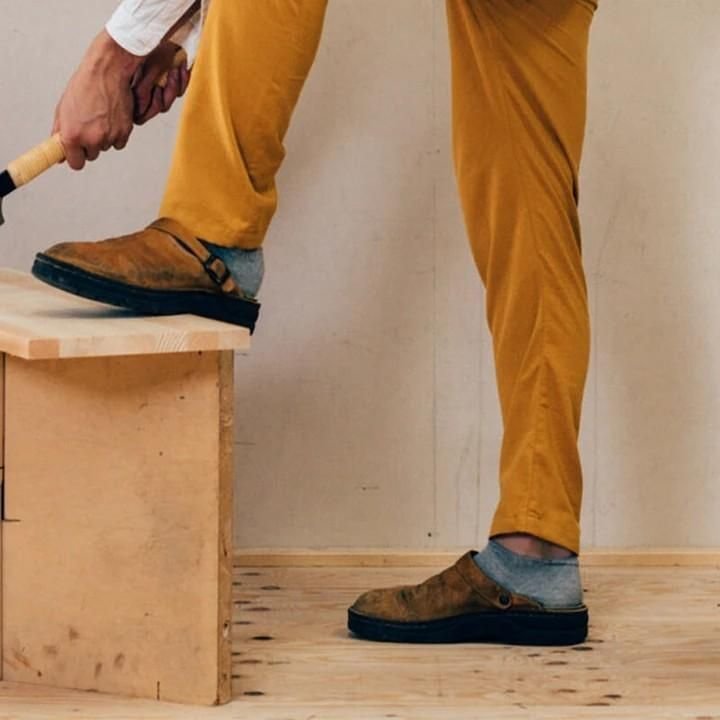 Men's Buckle Strap Slip-On Clogs