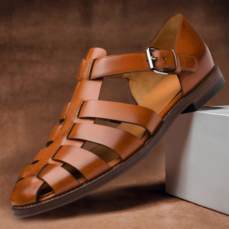 Men's Classic Buckled Fisherman Casual Sandals