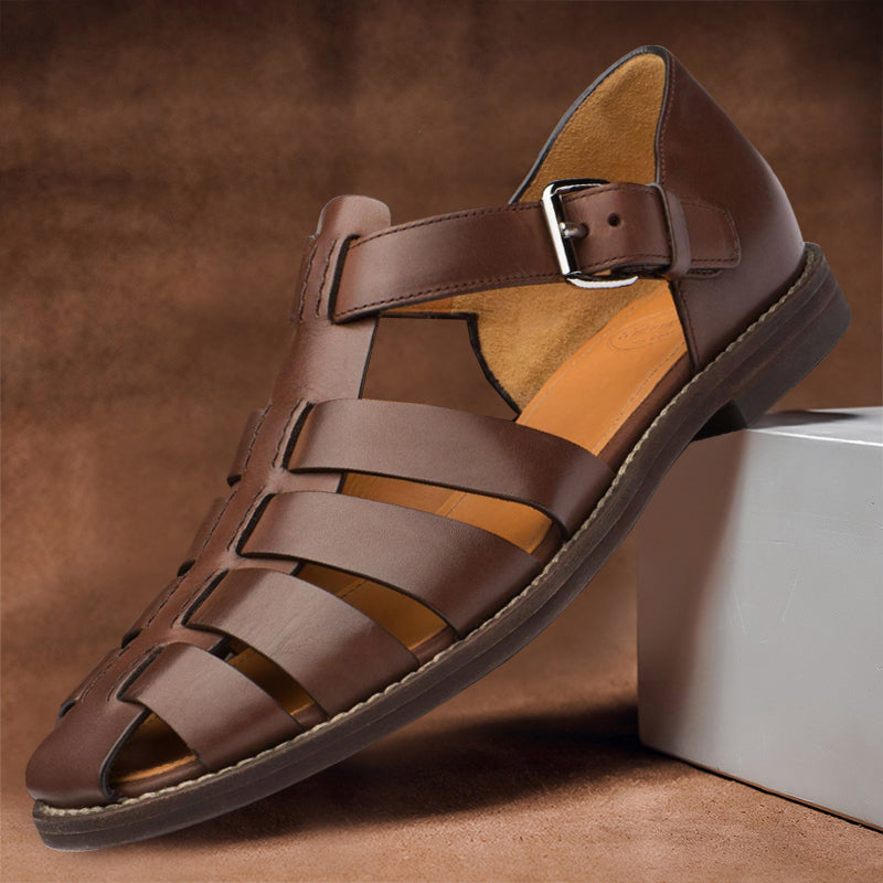 Men's Classic Buckled Fisherman Casual Sandals
