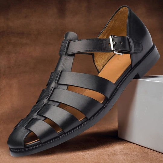 Men's Classic Buckled Fisherman Casual Sandals