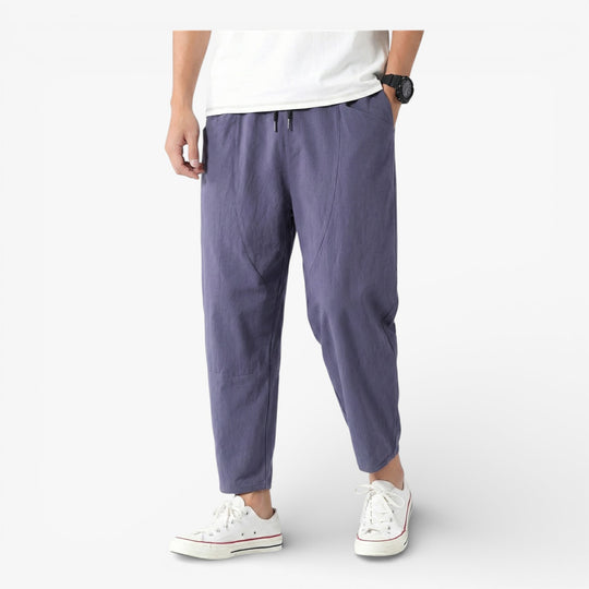 City Chic Cropped Cotton Trousers