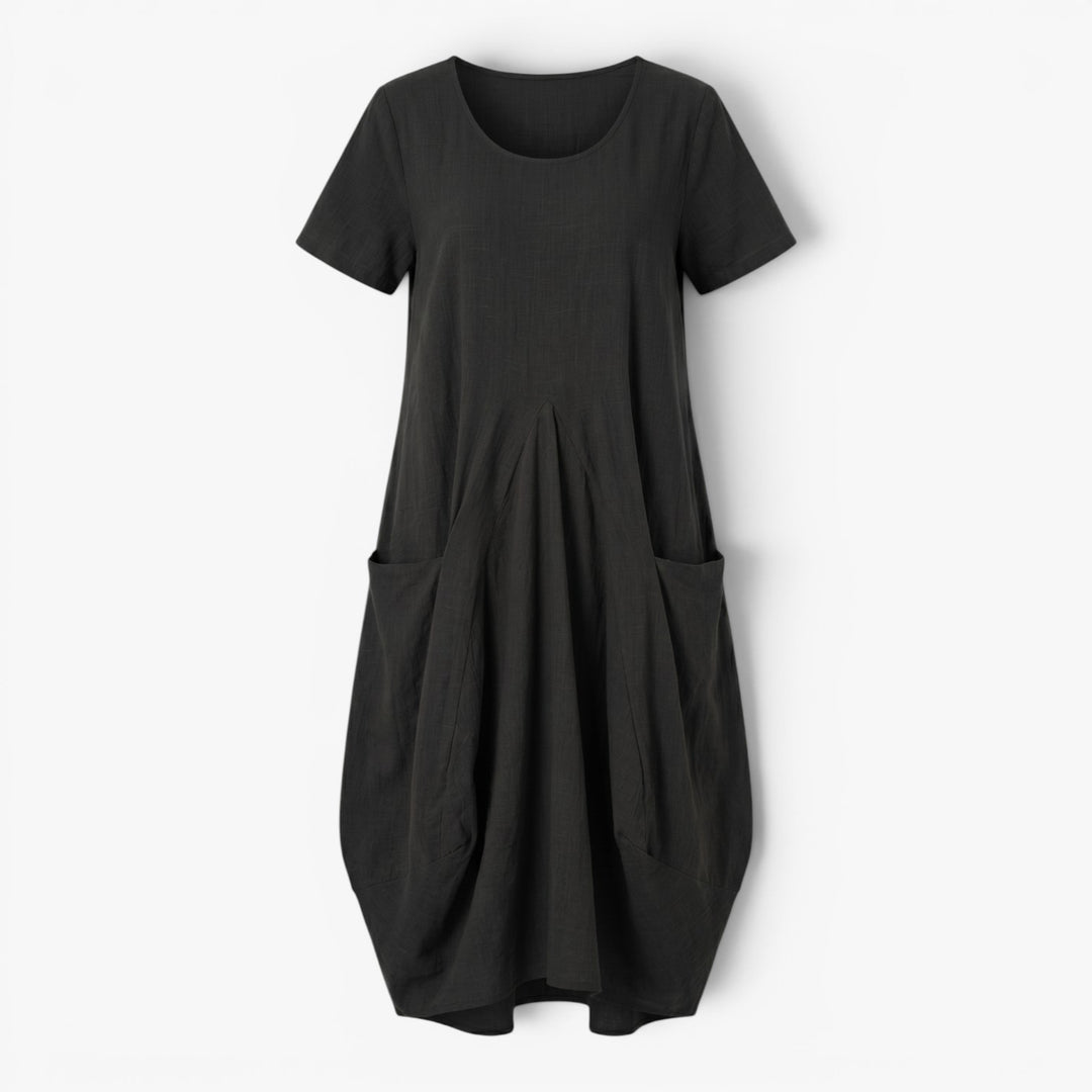Women's Relaxed Pocket Midi Dress
