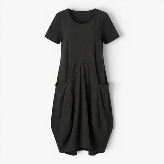 Women's Relaxed Pocket Midi Dress
