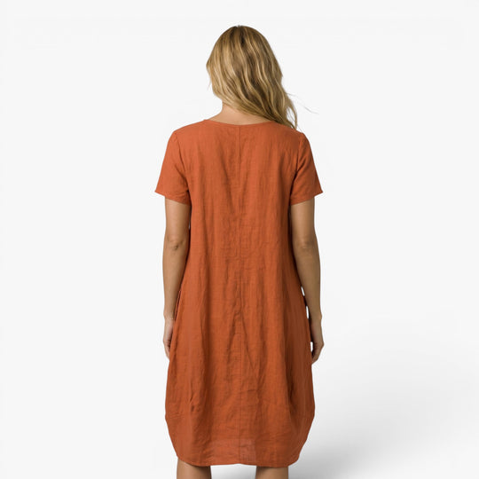 Women's Relaxed Pocket Midi Dress