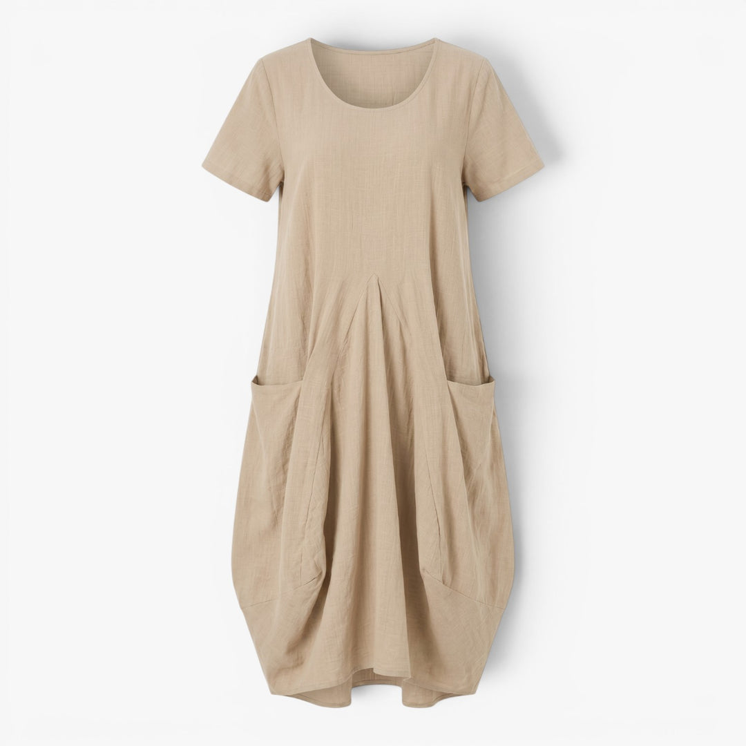 Women's Relaxed Pocket Midi Dress