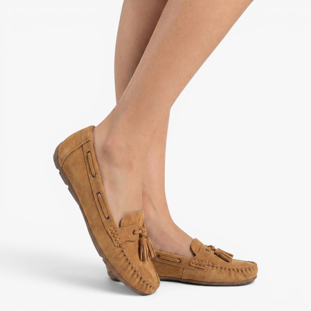 Women’s Tassel Moccasin Slip On Loafers