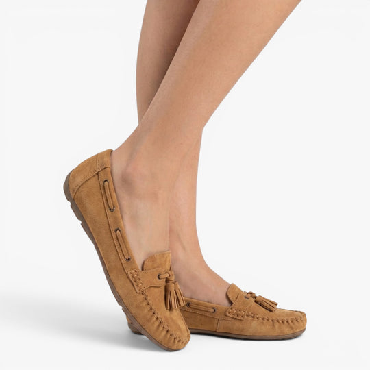 Women’s Tassel Moccasin Slip On Loafers