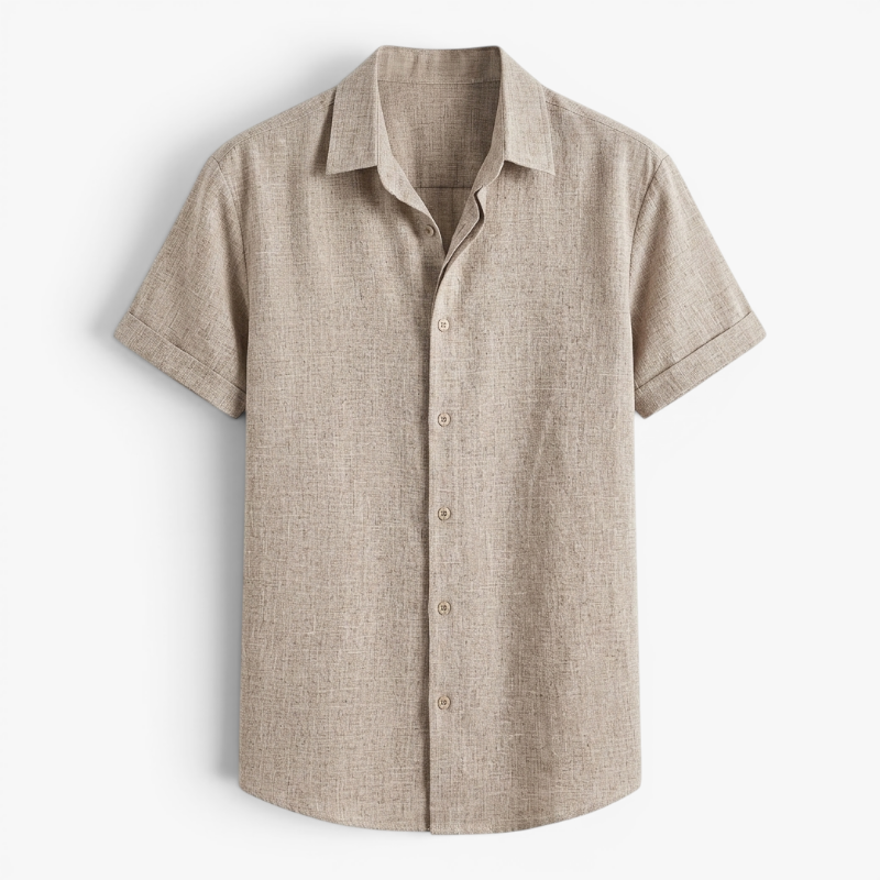 Men’s Lightweight Linen Shirt with Relaxed Summer Fit