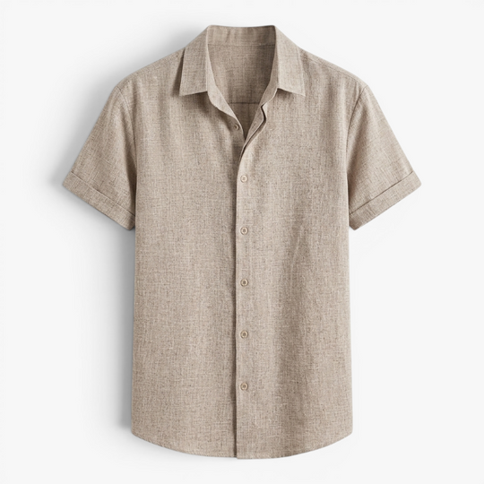 Men’s Lightweight Linen Shirt with Relaxed Summer Fit