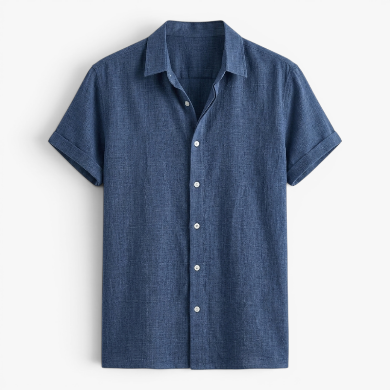 Men’s Lightweight Linen Shirt with Relaxed Summer Fit