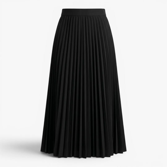 Women's Elegant Pleated Midi Skirt