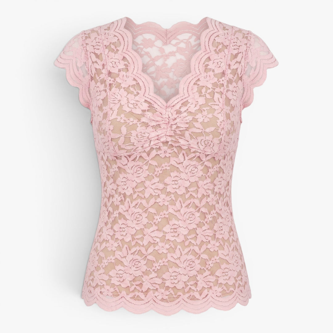 Women's Enchanting Floral Lace Bodysuit Top