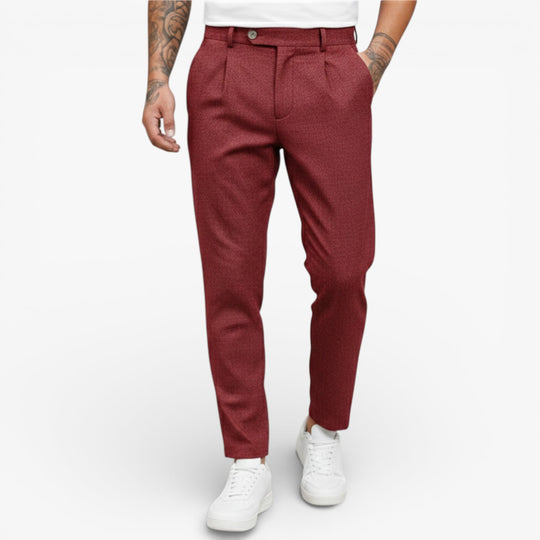 Men's Straight Leg Pants Lightweight Casual Trousers