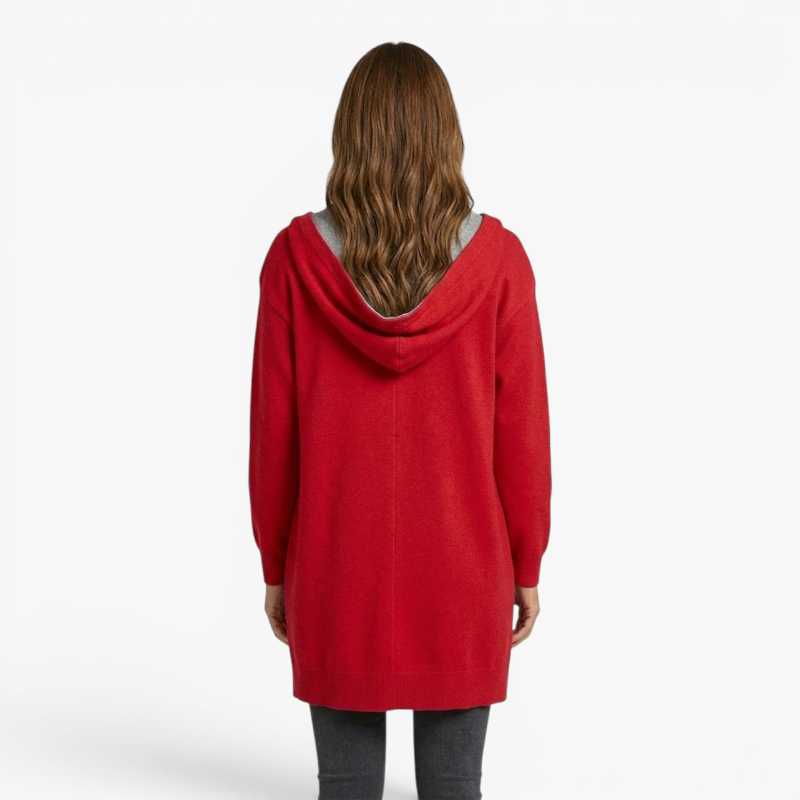 Women’s Zip Front Hooded Jacket with Relaxed Casual Fit