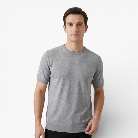 Men's Lightweight Soft Cashmere Knit Shirt