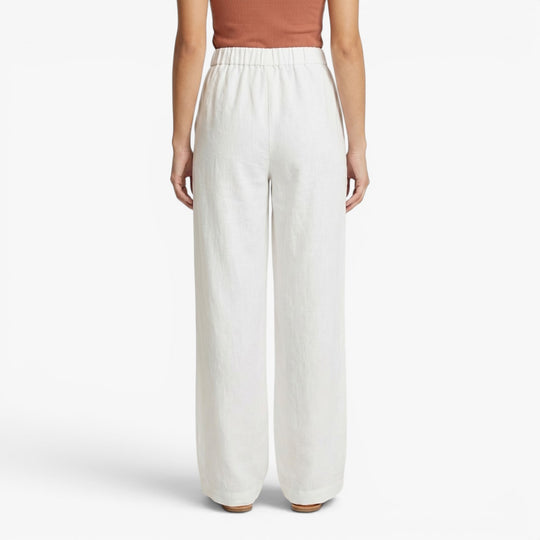 Women's Cotton Linen Wide-Leg Casual Trousers