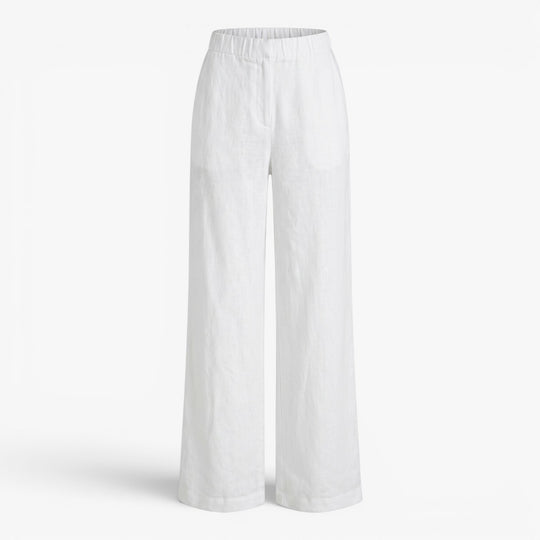 Women's Cotton Linen Wide-Leg Casual Trousers