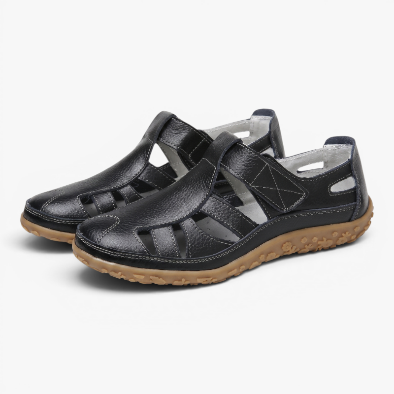 Women’s Casual Comfort Sandals with Breathable Cutout Design