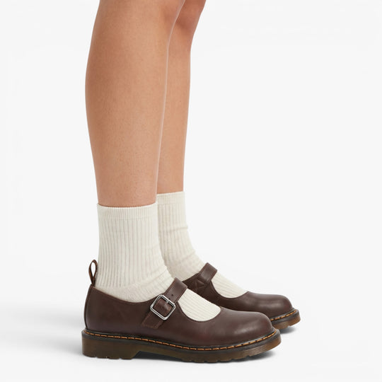 Damen Klassische Mary Jane Ballerinas mit verstellbarem Schnallenriemen