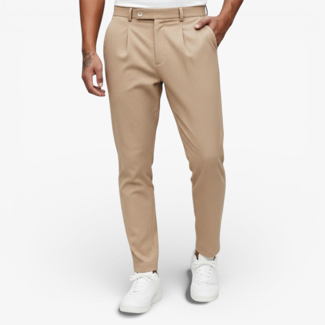 Men's Straight Leg Pants Lightweight Casual Trousers