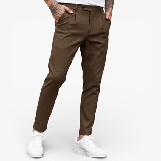 Men's Straight Leg Pants Lightweight Casual Trousers