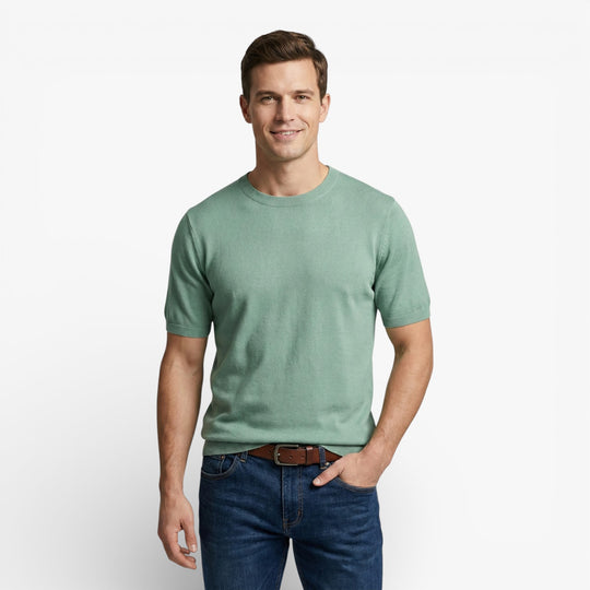 Men's Lightweight Soft Cashmere Knit Shirt