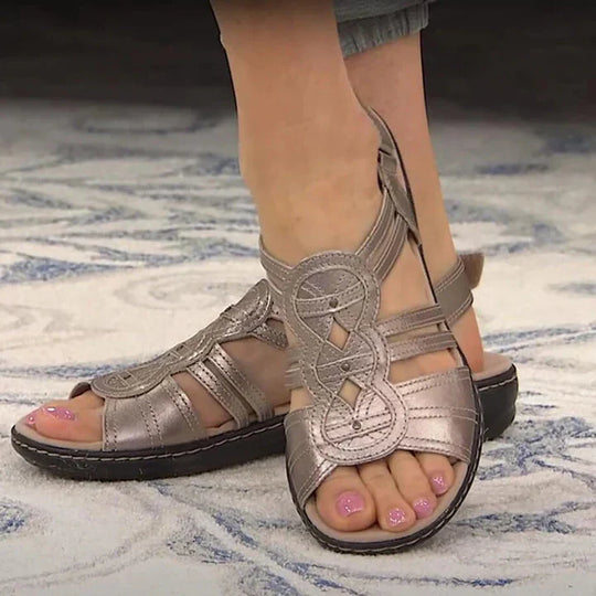 Women's Cutout Comfort Slingback Sandals